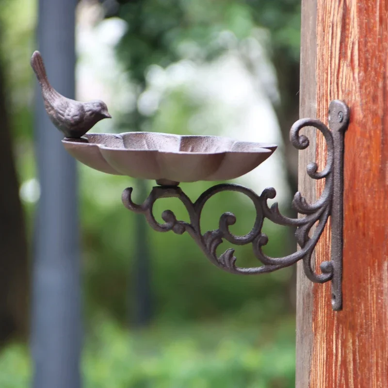 Bird Vintage Cast Iron Crafts Iron Hanging Blue Wall Hangers Decorative Tray Storage Tray