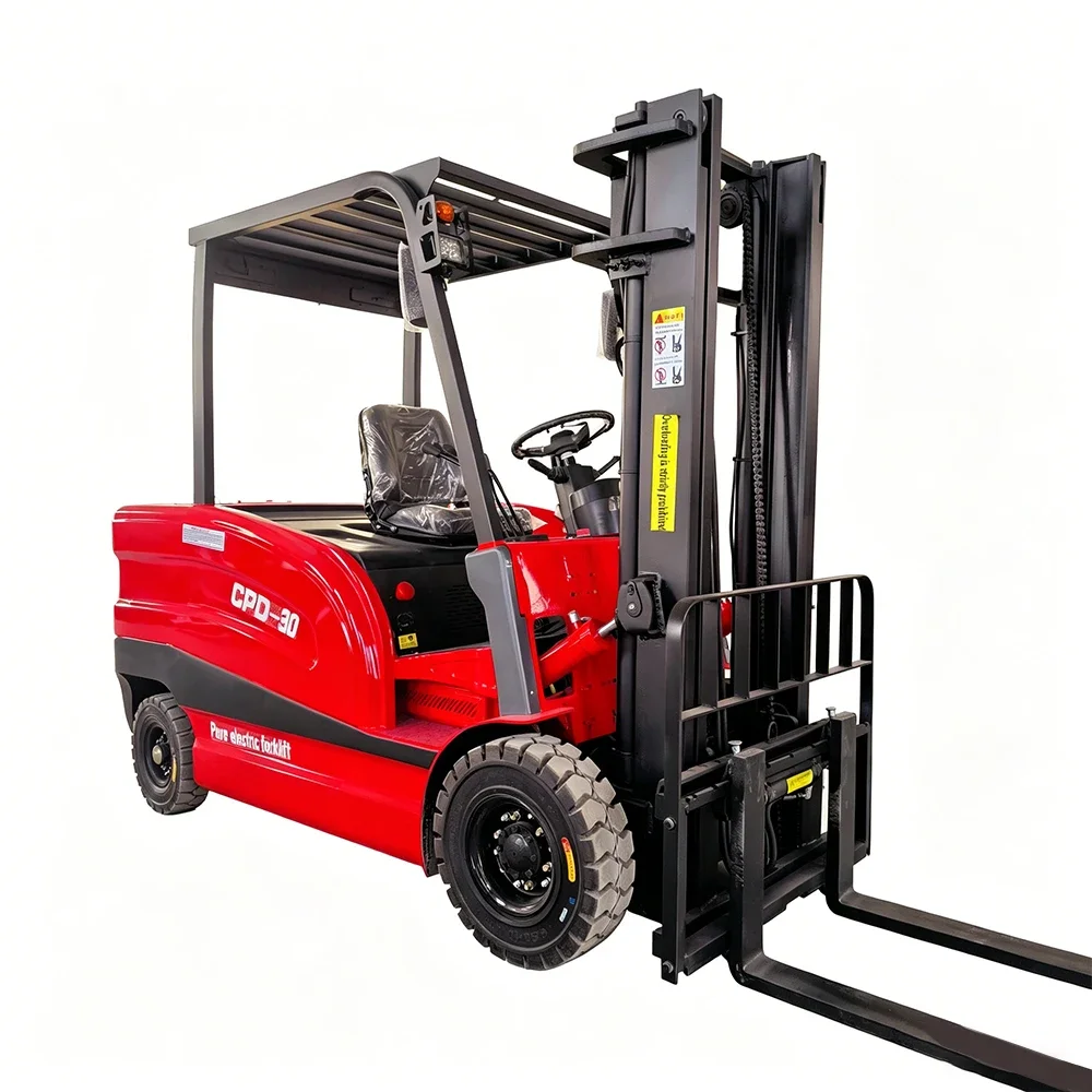 Top Rated CE Approved 1.5t 2.5t 3.5t Electric Forklift Solid Tire Battery Powered Lift Truck Counterbalance Forklift Industry