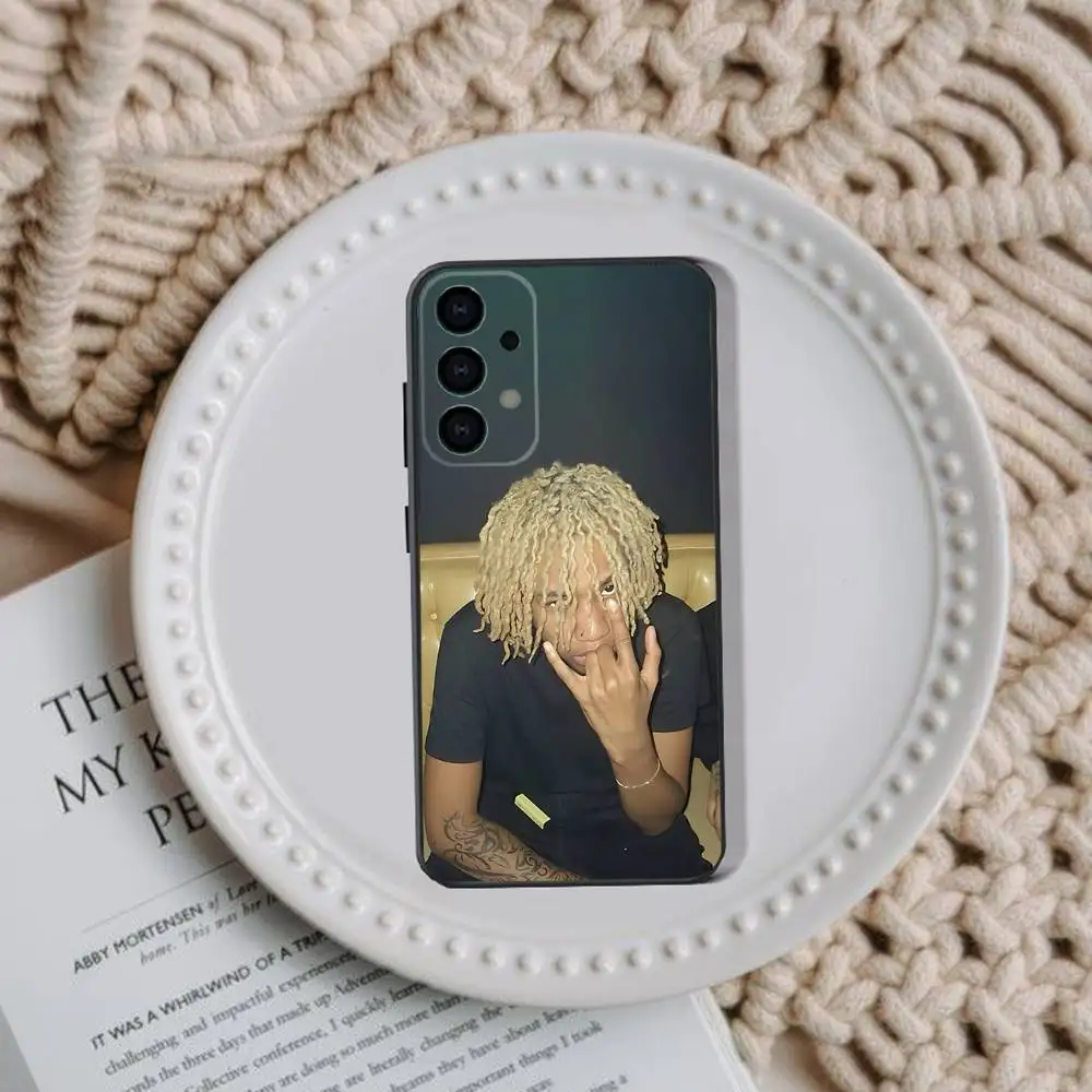 Rapper Rich A-Amiri Phone Case For Samsung Galaxy A73,31,32,72,41,53,52,71,22,5G,Note,J7,8,9 Soft Black Cover