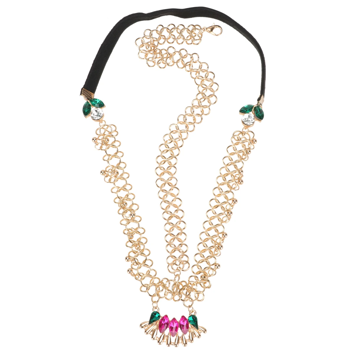 

Rhinestone Chain Headb Wedding Bridal Headdress Drilling Elegant Hair Accessories For Brides Prom Celebrations