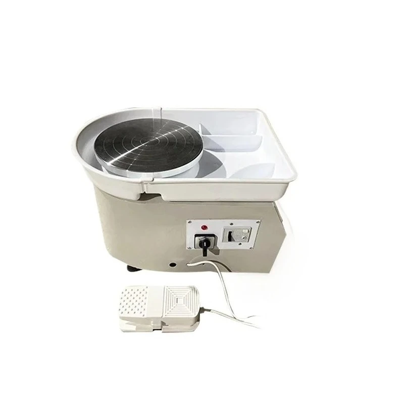 Pottery drawing machine mini children clay home school ceramic bar gray pedal