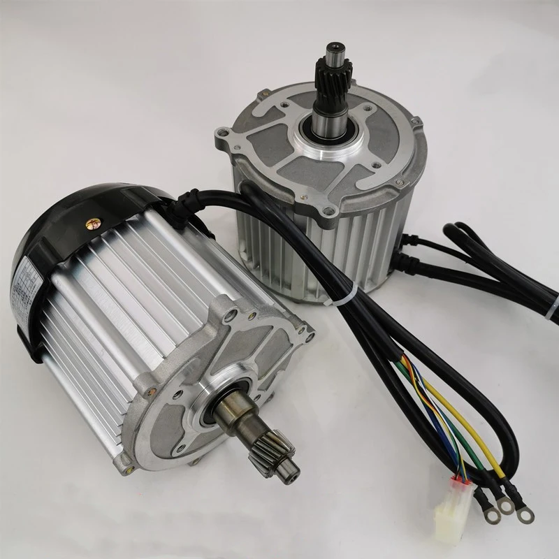 

60V 1500W electric three or four wheelers permanent magnet synchronous vector sine wave brushless motor