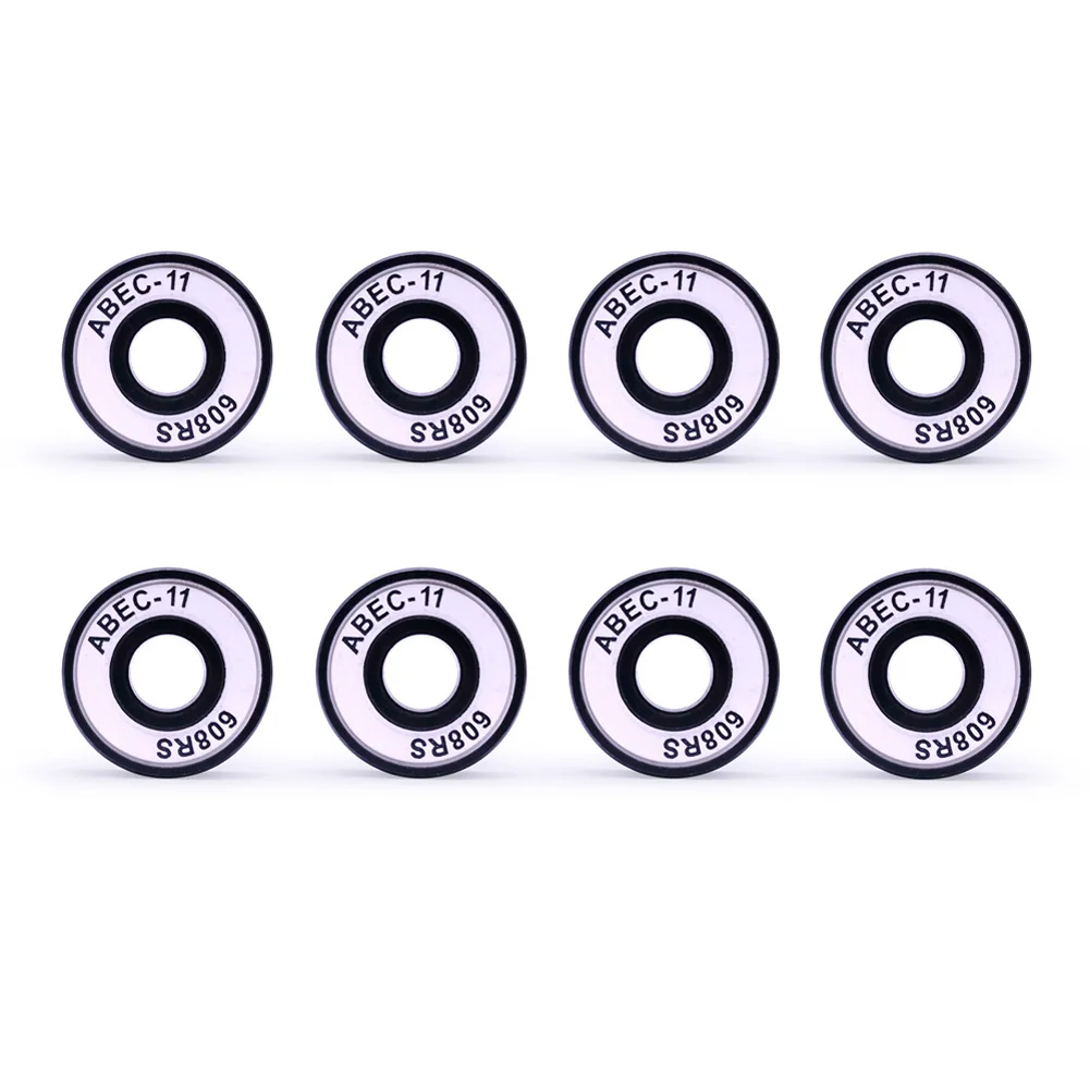 Skateboarding Scooter ABEC-11 608-RS Bearings Water Four Wheel Skateboard Resistant Scooter Stunt 8Pcs Bearings