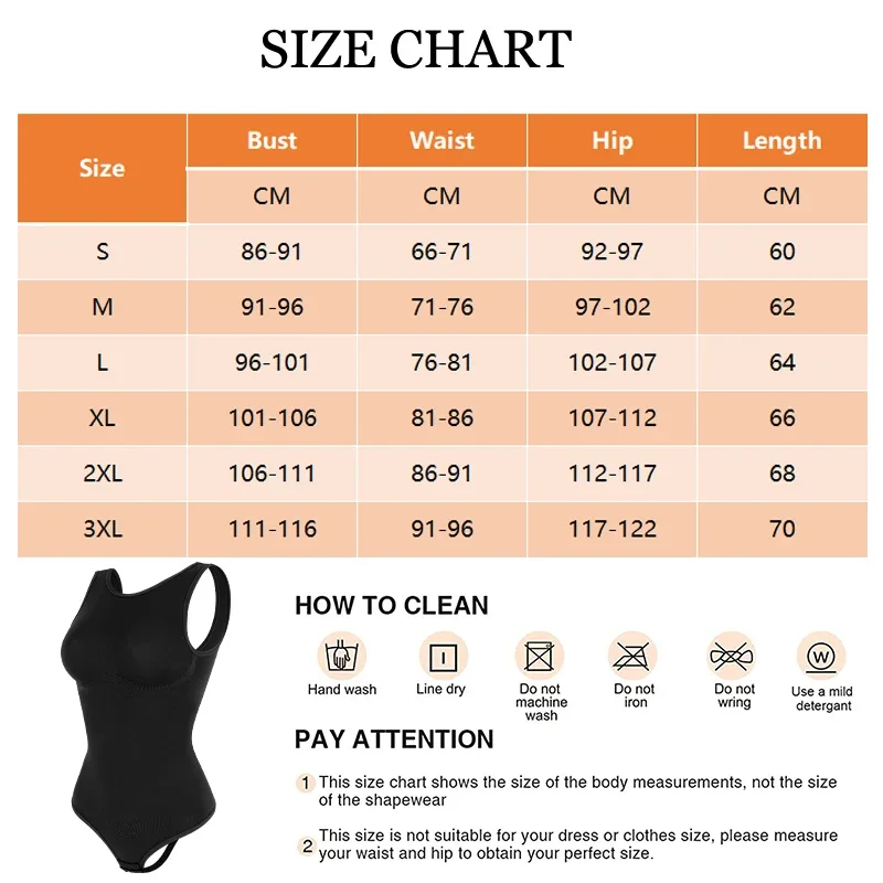Seamless Bodysuit Women Shapewear Tummy Control Collar Tank Top U-Shape Backless Body Shaper Thongs Underwear Slim Waist