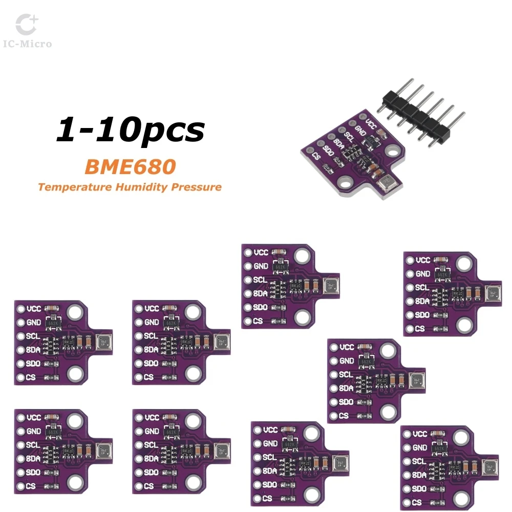 

XZG BME680 CJMCU-680 High Altitude Module Digital Temperature Humidity Pressure Sensor Development Board 1-10PCS