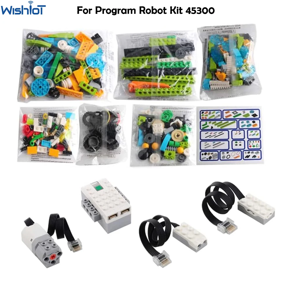 280PCS DIY Programing Robot Electronic Bricks Hub Motor Kit Compatible with Building Blocks We.Do 2.0 45300 Educational Robotics