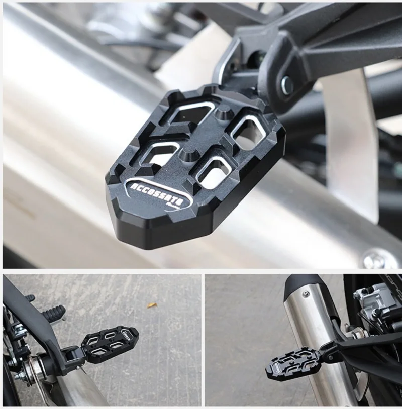 

Suitable for Benelli TRK251 modified pedals 502 pedals TRK502X enlarged anti-skid pedals