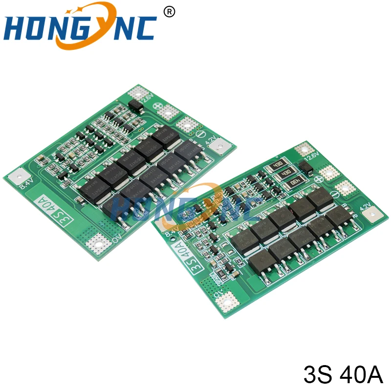 3S 6A 8A 10A 14A 20A 25A 40A 60A Li-ion Lithium Battery 18650 Charger PCB BMS Protection Board For Drill Motor Lipo Cell Module