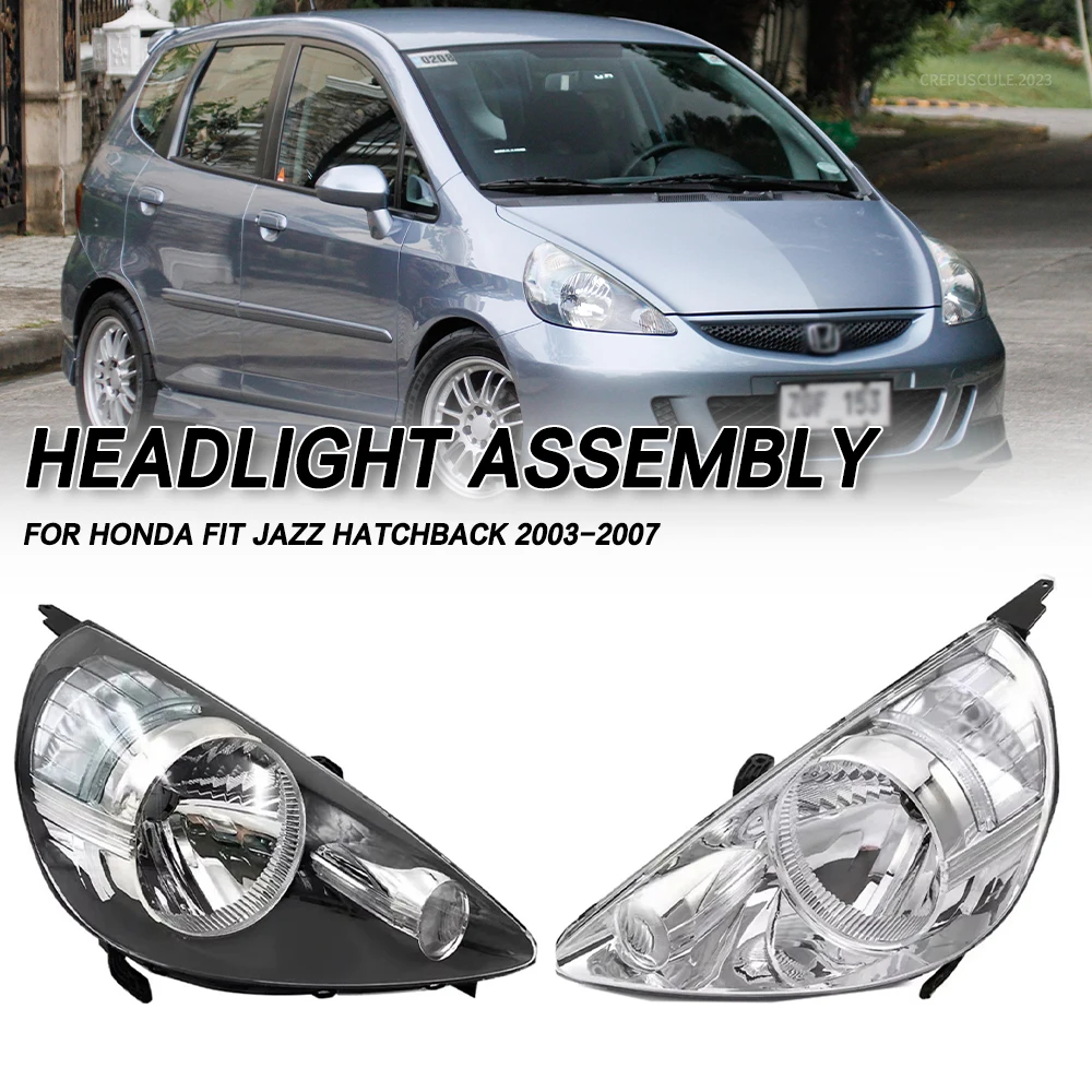 

Левый/правый передний бампер, головной фонарь, фара дальнего света, указатель поворота для Honda FIT JAZZ Hatchback 2003-2007