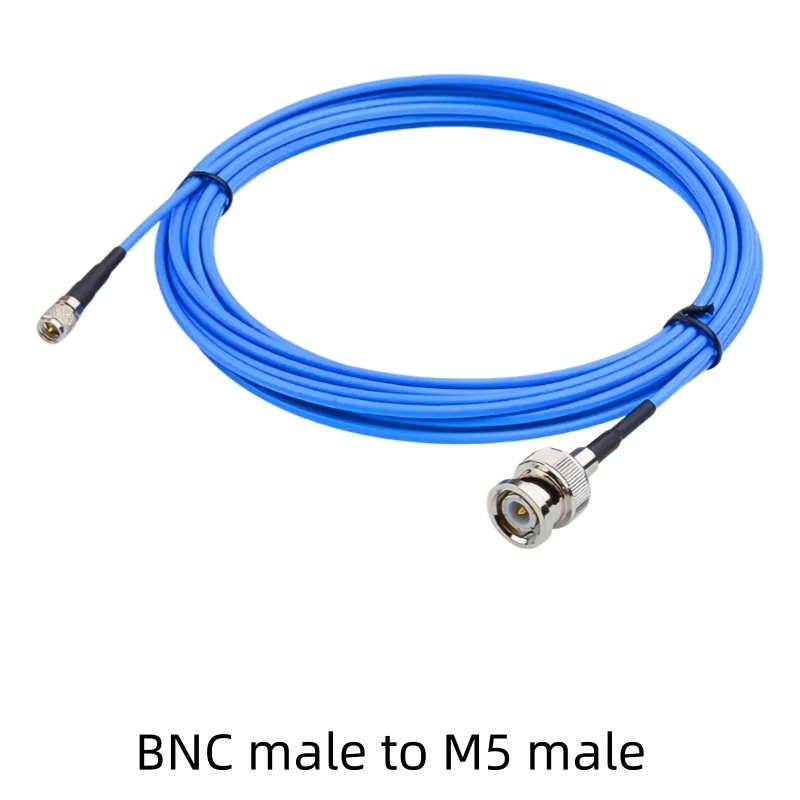 BNC to M5 male probe wire microdot acceleration sensor anti-vibration 10-32UNF signal wire cable