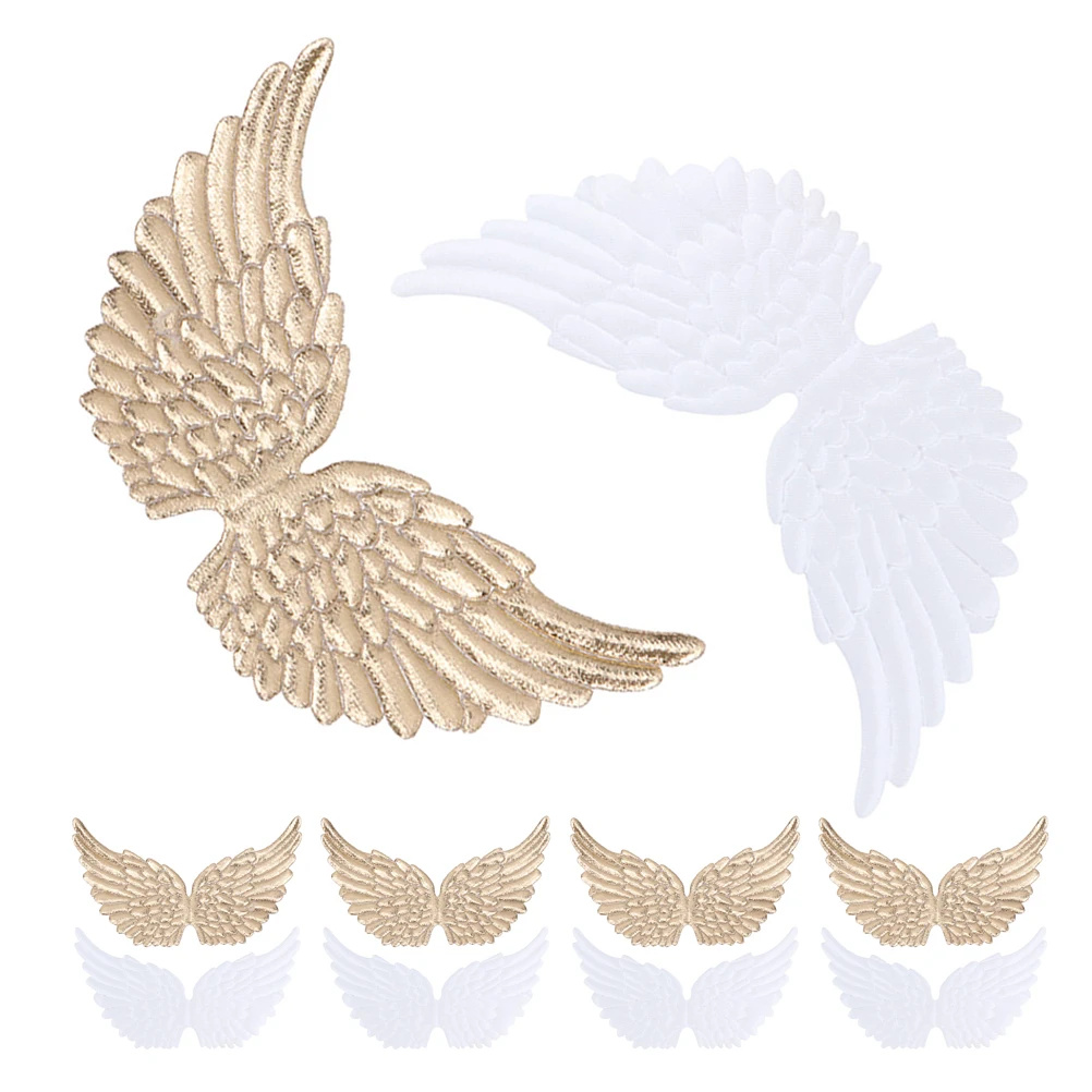 

12pcs Party Costume Accessories Angel Wings Lightweight Comfortable For Birthday Christmas Decor Crafts Diy Wing Decorations