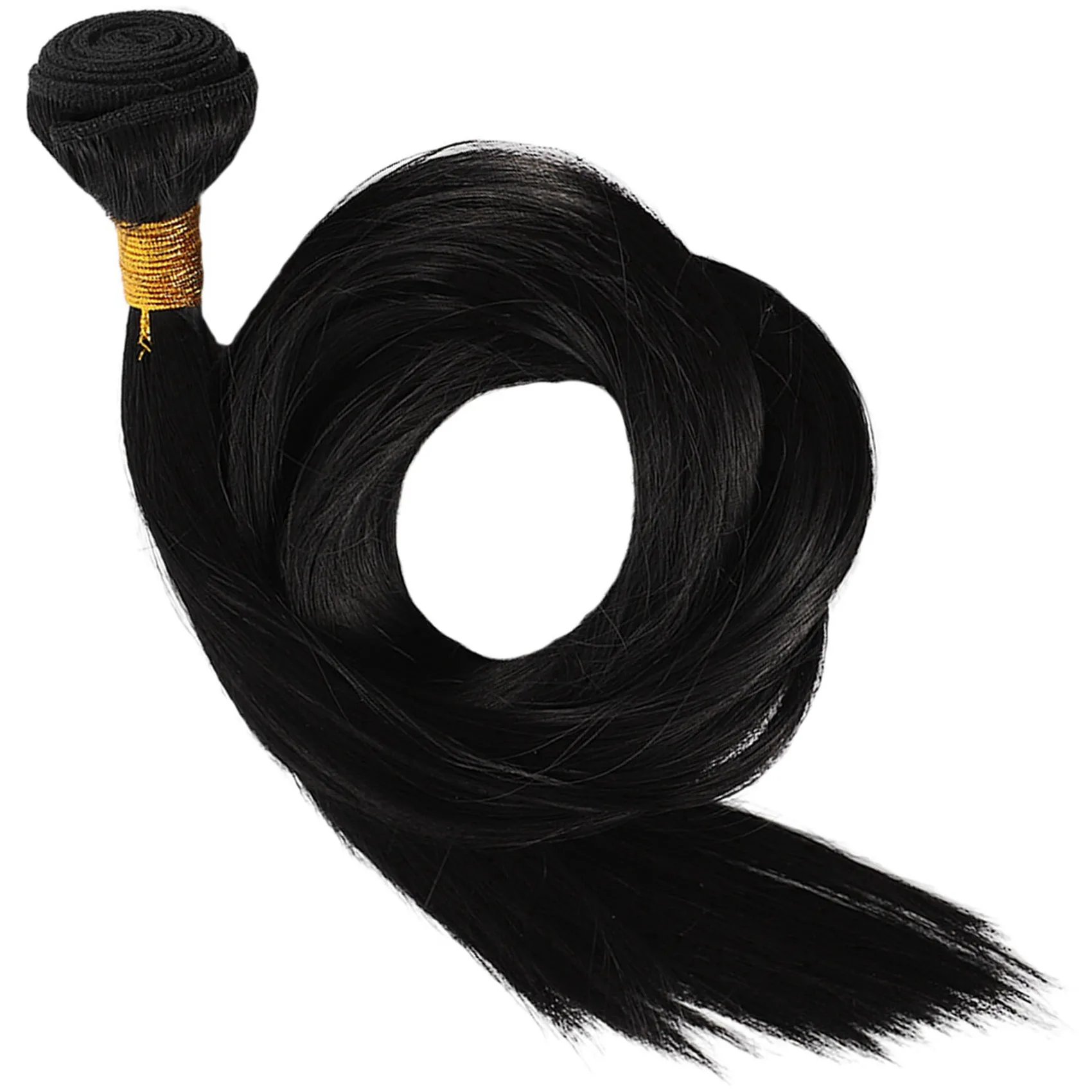 A98G-30-Inch Drawstring Straight Straight Virgin Remy Brazilian Hair Braided Bunch Of Hair Extended Hair 3 Bundle