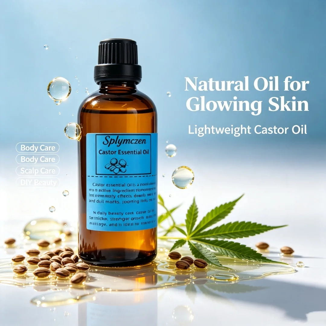 100ml/20ml Reines Rizinusöl Rohstoff Duftstoff Kosmetik Hautpflege Basisöl Seifenherstellung – Detail 3