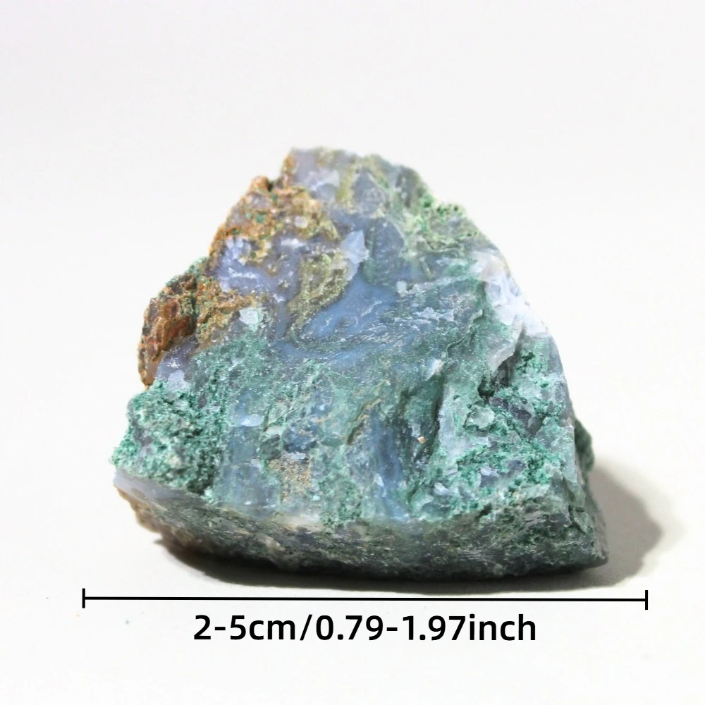 Natural Aquatic Moss Agate Mineral Specimen for Decorating Your Bohemian Style Home and Desk Crystal Collections Holiday Gifts
