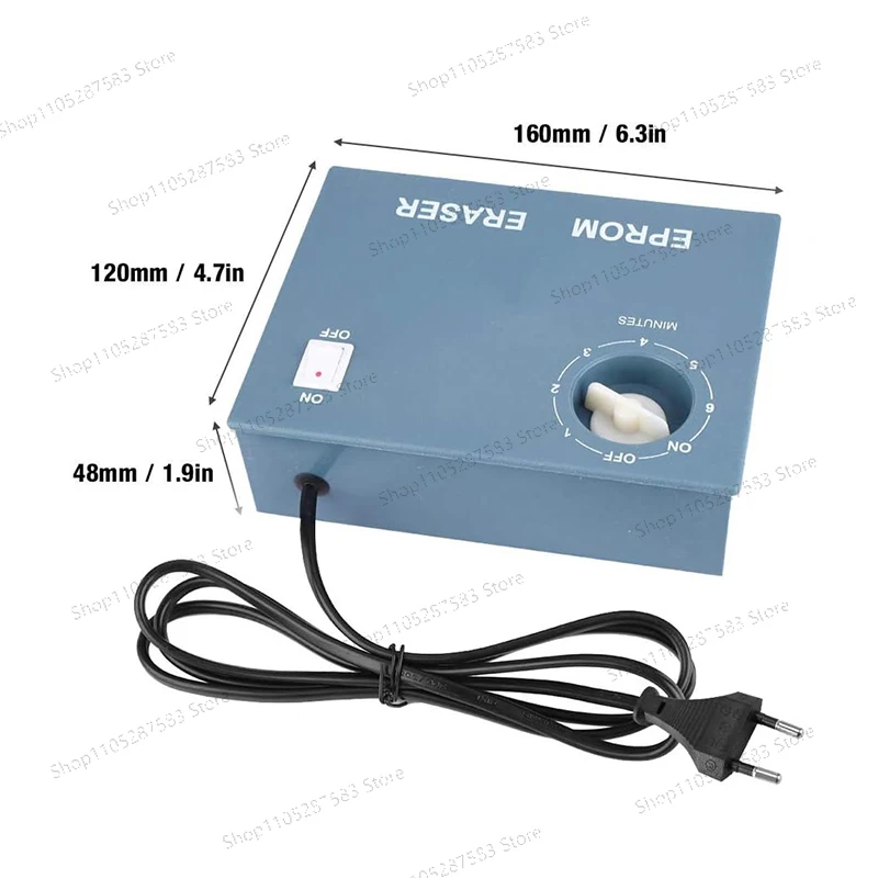 Borrador UV de EPROM de alta calidad con temporizador de luz ultravioleta para chips de datos de EPROM de semiconductores (IC)