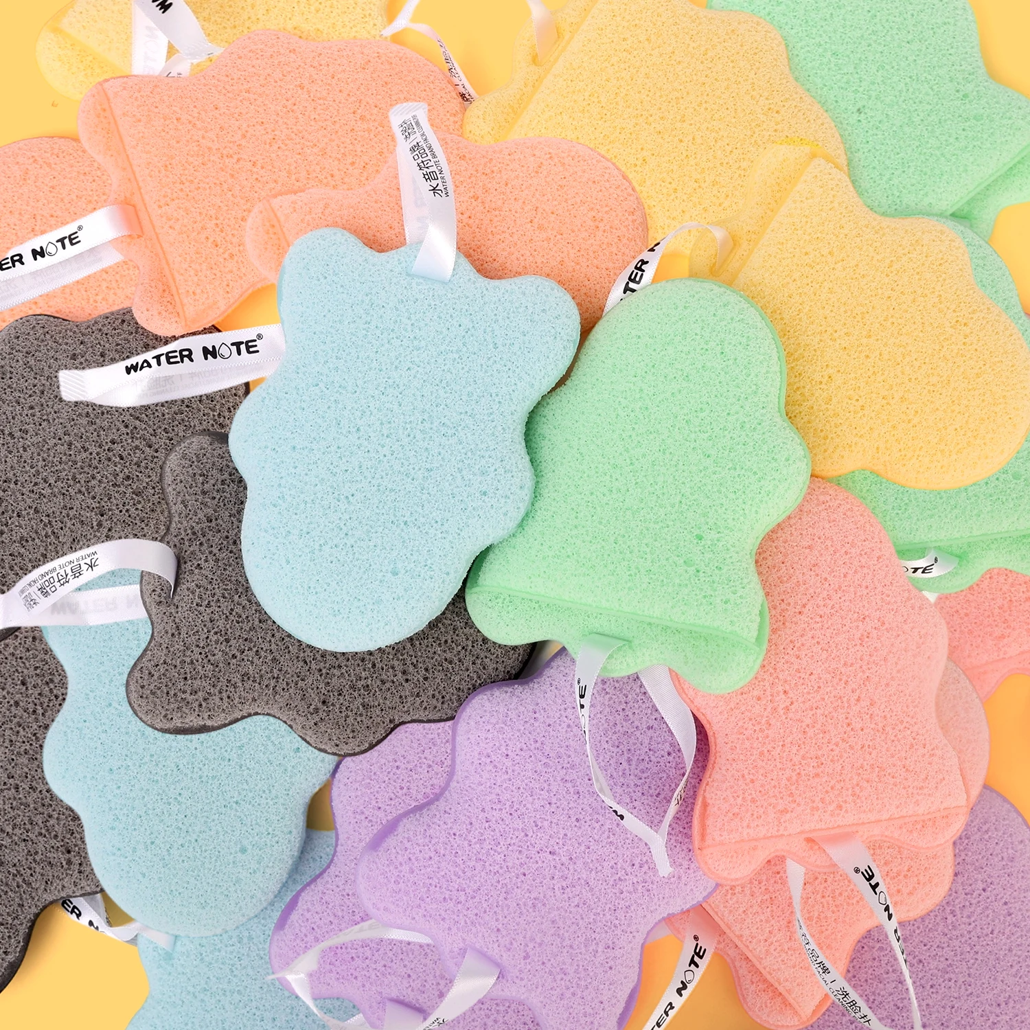 Lavaggio rapido schiumogeno Soffio per la pulizia del viso Addensare Spugna per la pulizia del viso profondo Strumento per la rimozione del trucco Spugna per massaggio riutilizzabile per la cura del viso