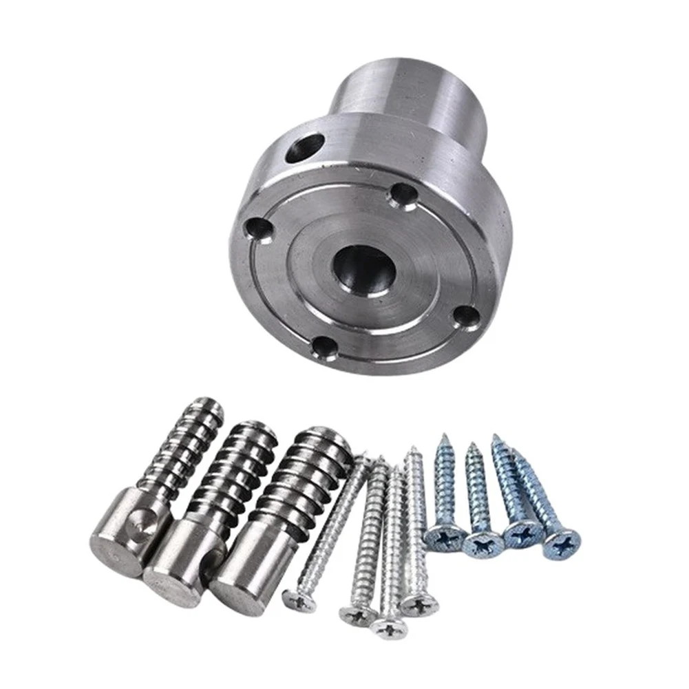 2 Inch Wood Screw Faceplate Carbon Steel 150mm Precision Mounting Plate For Woodworking Lathe Chuck Power Tool Accessories