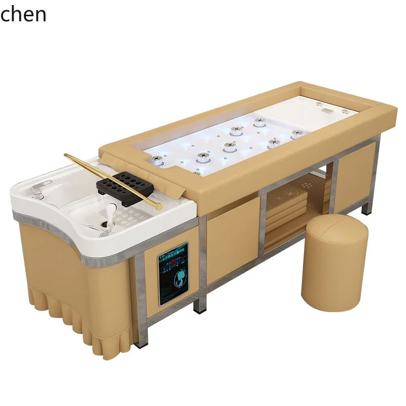 MR Thai Hair Treatment Shampoo Bed Hair Salon Steel Frame Barber Shop Beauty Salon Special Bed