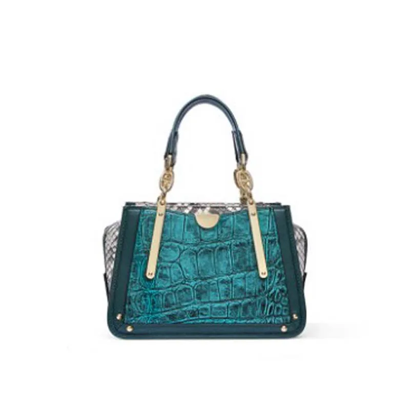 KEXIMA gete new crocodile leather Ladies cross-body women bag  fashion one-shoulder bag retro portable python side women handbag