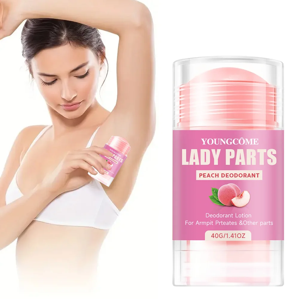 Lady PartsPeach Deodorant Body Care Stick Full Body Deodorant Smooth Stick 72 Hour Odor Control Stay Fresh Fade Body Odor