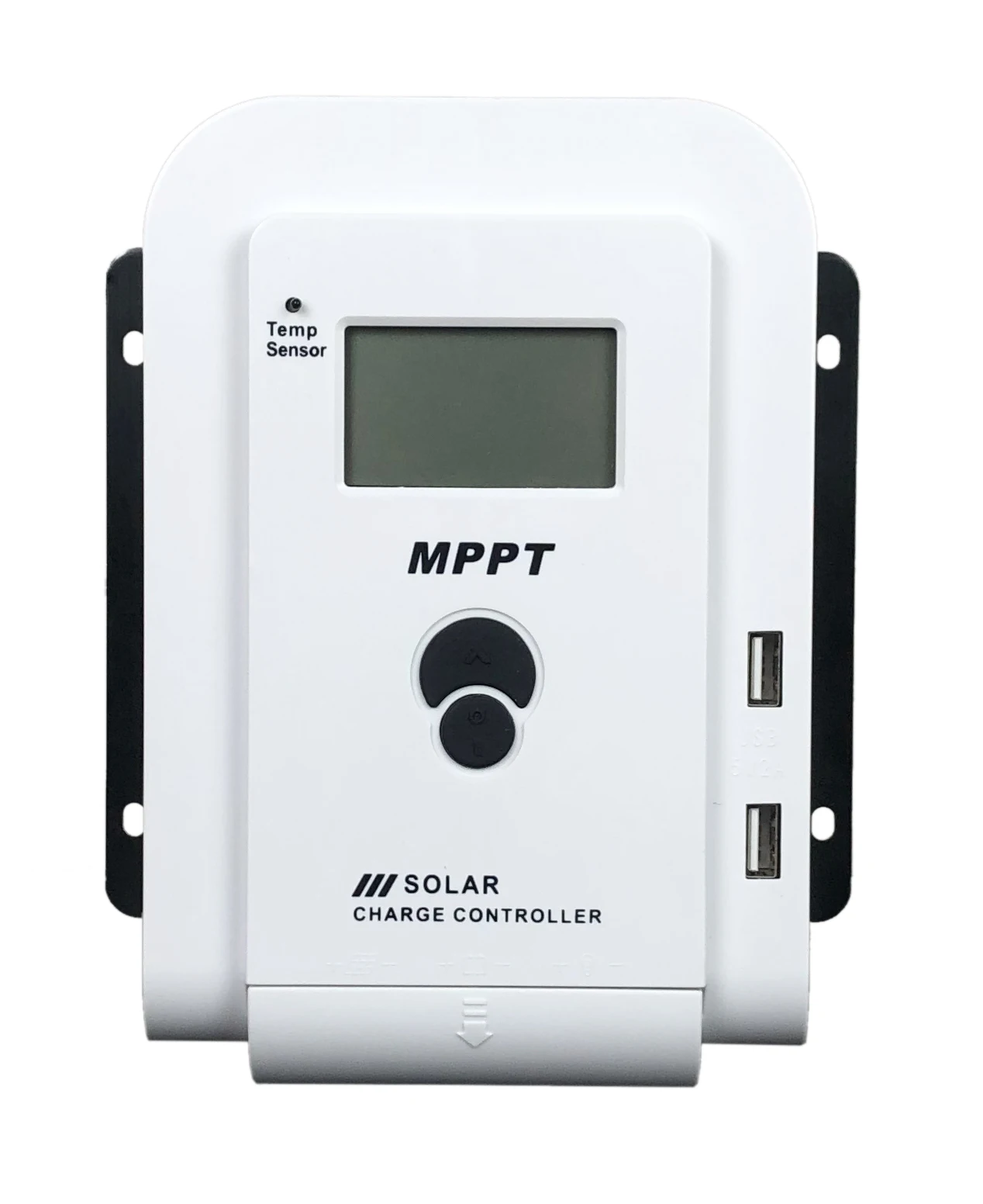 Imagem -05 - Controlador de Carga Solar Mppt com Display Lcd Controlador Automático Dual Usb para Painel Solar Regulador Fotovoltaico 12v 24v 60a 40a 20a