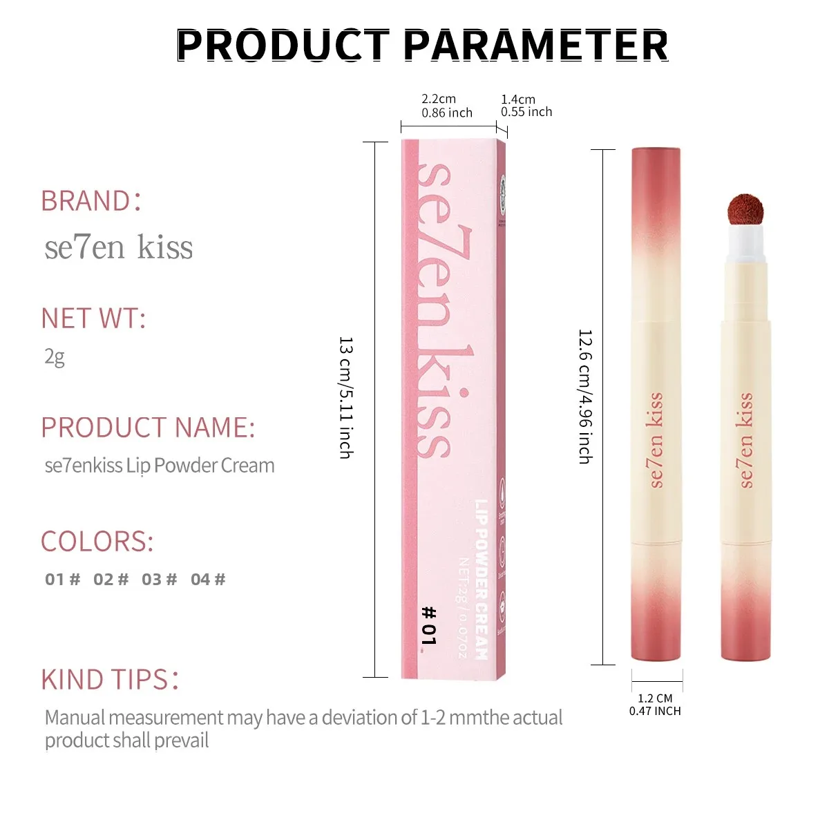 Air Cushion Lip Powder Cream Matte Long Wear Hydrating Lipstick Waterproof Non Transfer Lip gloss Smooth Makeup  Cosmetics
