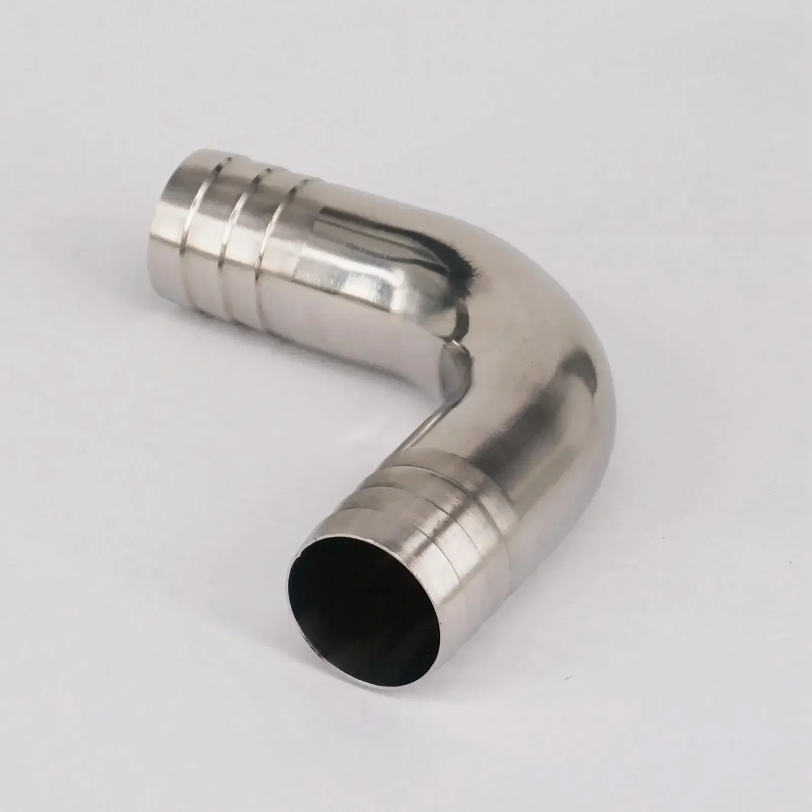

Fit for 32mm I/D Hose Barbed 304 Stainless Steel Sanitary 90 Degree Elbow Pipe Fitting Connnector