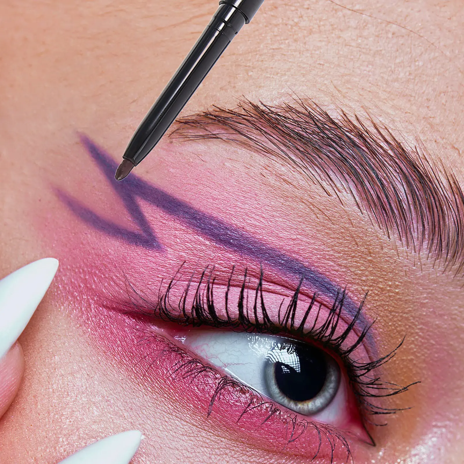 Set di 12 Matite per Sopracciglia, Facili da Usare, Penna Multifunzione per Occhi e Labbra, Matita per Eyeliner, per il Trucco Quotidiano Femminile