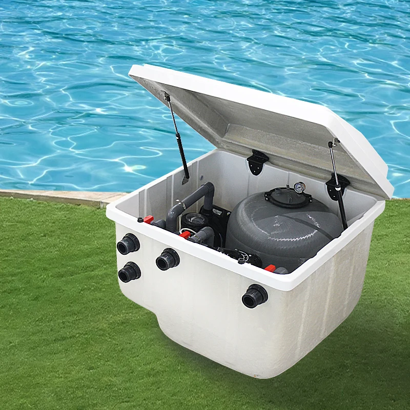 

Good Quality Durable Swimming Pool Equipment Fiberglass Swimming Pool In-Ground Quartz Sand Filter Without Machine Room