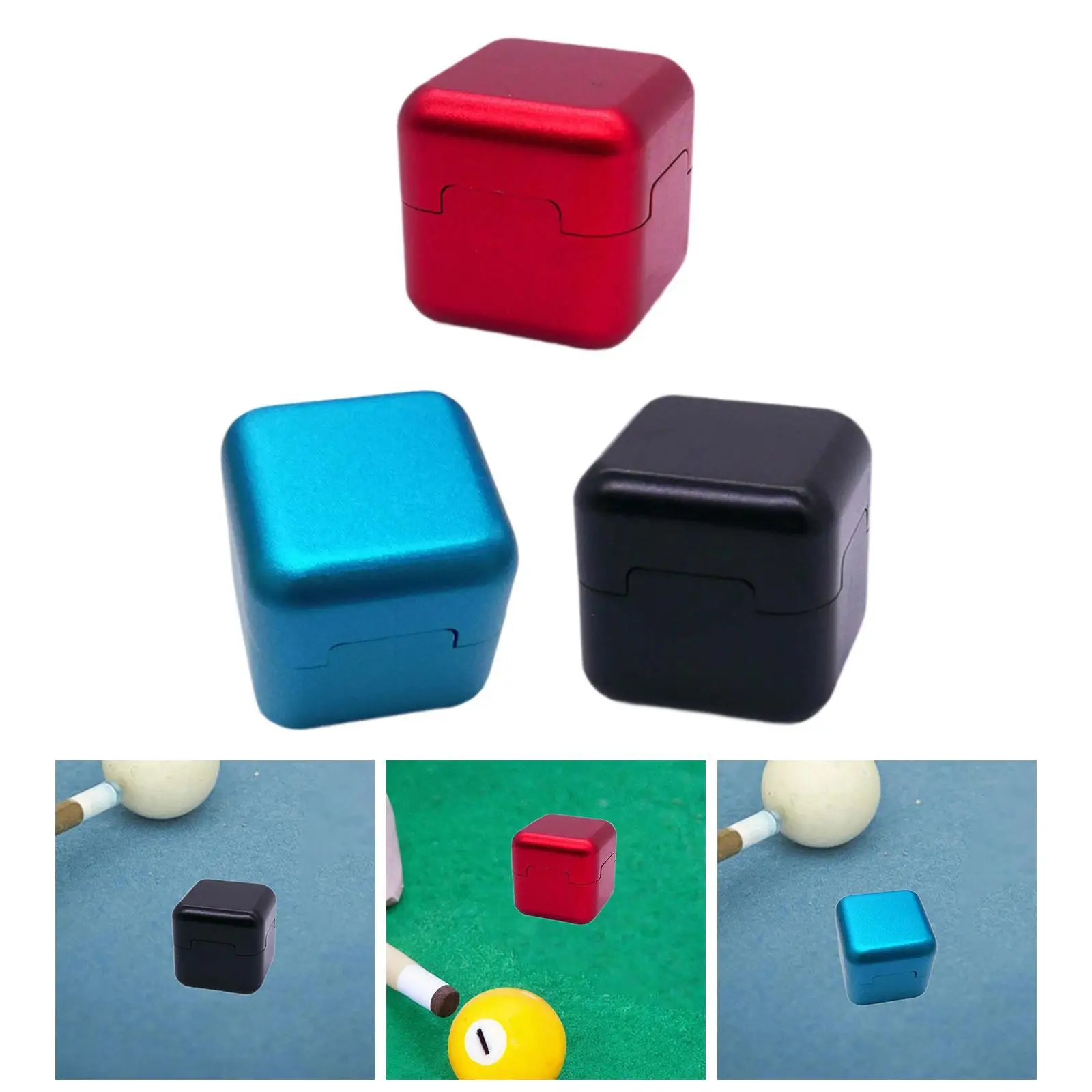 Pool Cue Chalk Holder Pool Table Accessory Storage Box Protects Your Chalk Billiard Cue Chalk Box Aluminum Alloy Chalk Carrier