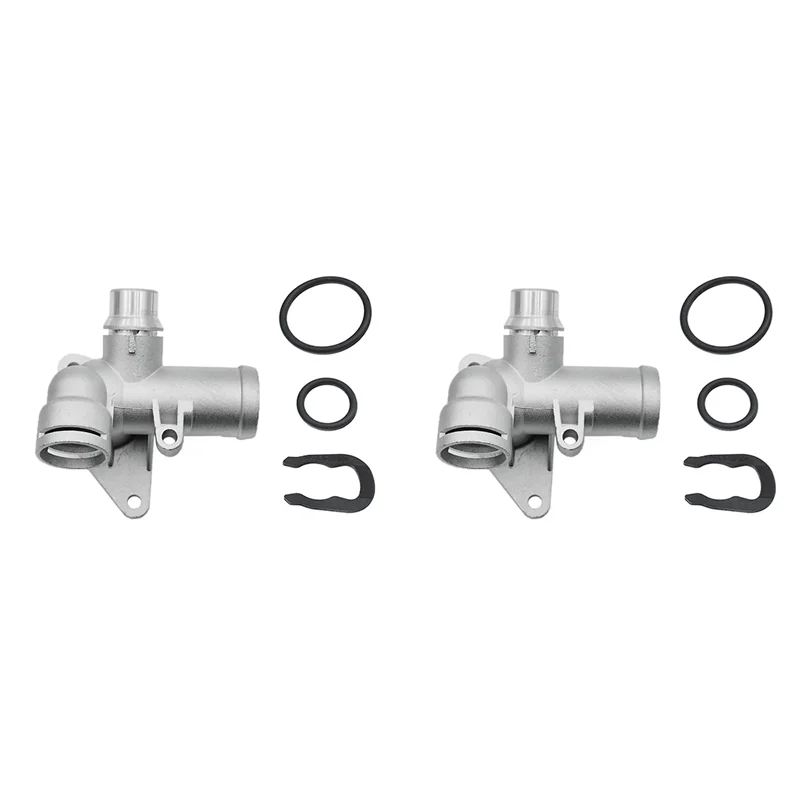 2X Motor Radiator Koelvloeistof Slang Connector Drieweg Connector 06B121132E 06B121132B Voor A4 B6 B7 1.8T