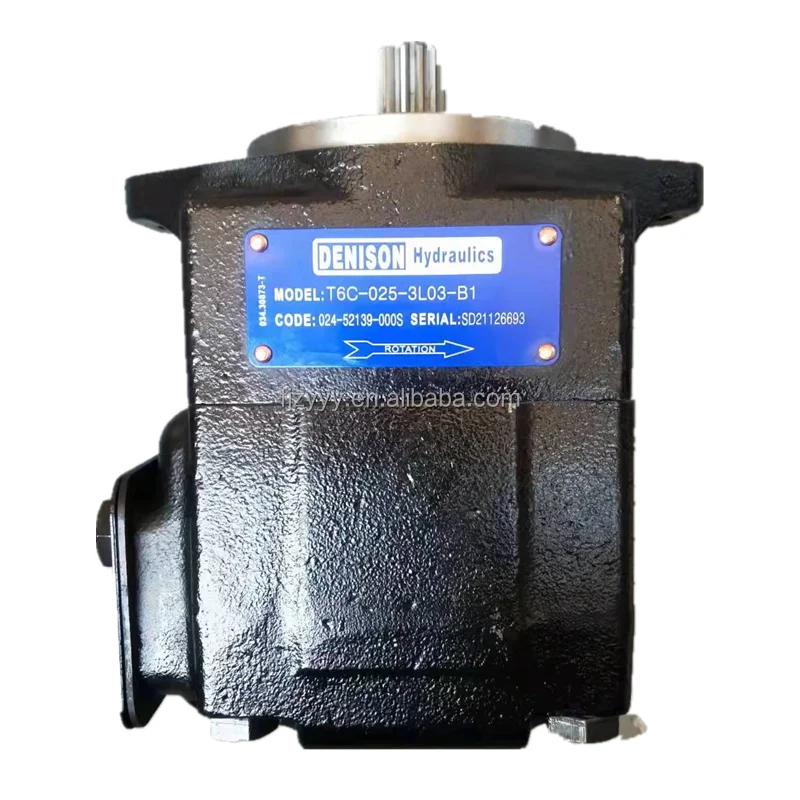 DENISON Hydraulic pump T6  T7 T7DS -B31-1R00-A100 T67EC -045-B17-1R00-A100 T67EC 062 B31 IR00 A100 Vane pump double pump