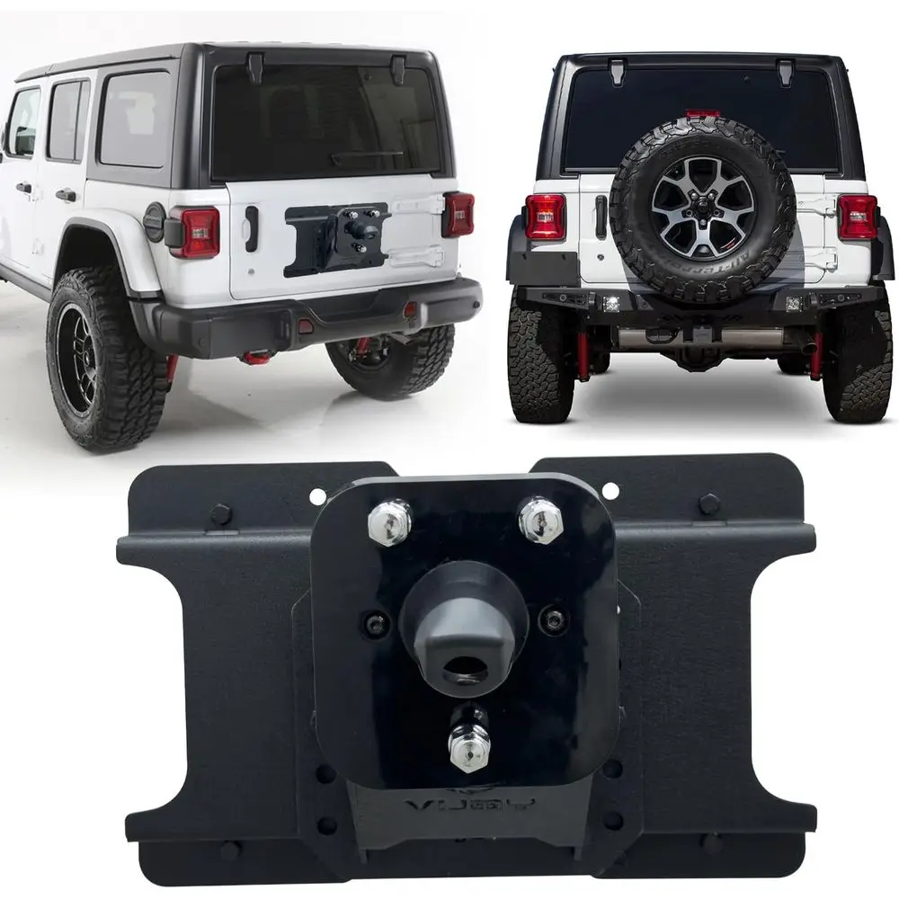 Universal Spare Tire Mount for 2018-2025 JL/JLU, Heavy-Duty Carrier, Fits 43 Wheels