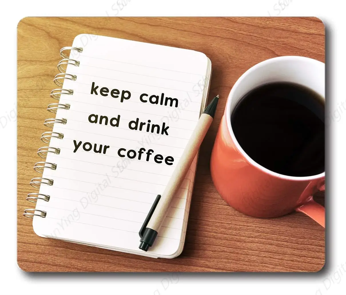 Inspirational Quotes For Drinking Coffee On A Notepad Mouse Pad A Computer Mouse Pad Suitable For Home Offices 7 X 8.6 Inch