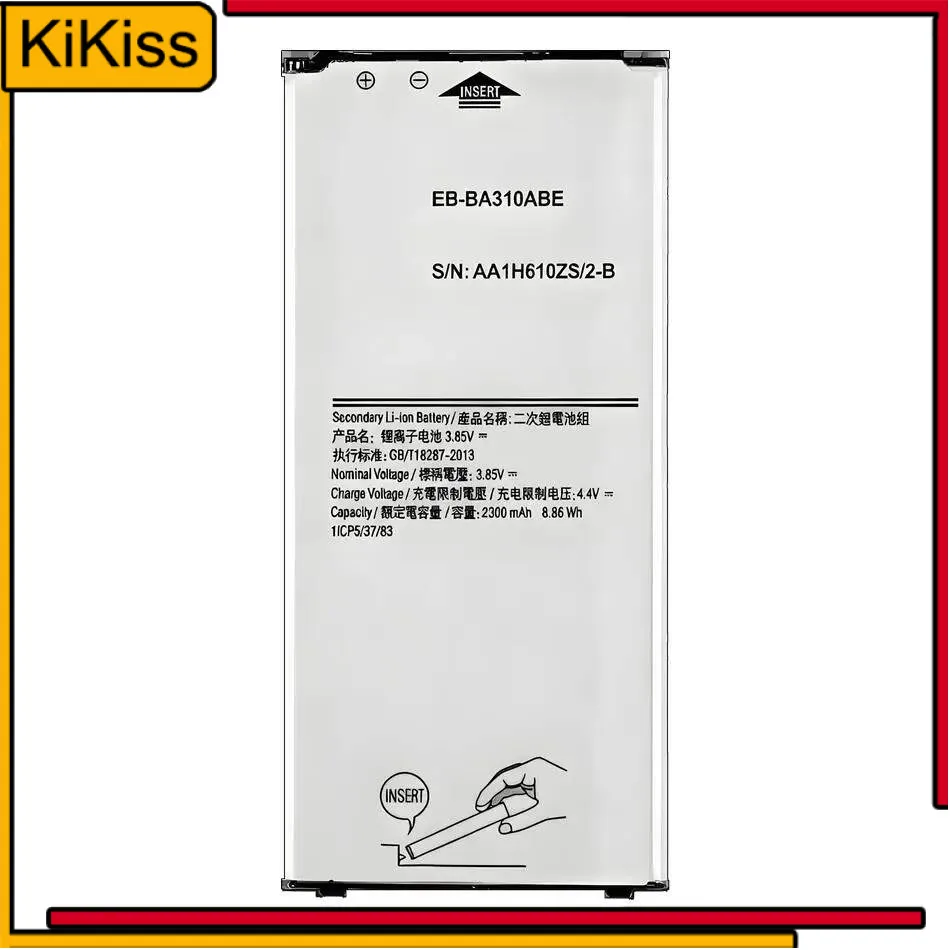 

Mobile Phone Battery EB-BA310ABE High Performance 2300Mah For Samsung Galaxy A3 2016 Edition A310 SM A310F A3100