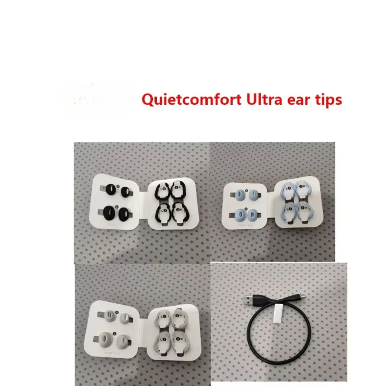 Original Ear Tips for Bose Quietcomfort Ultra Earphone, QC Ultra Replacement Spare Ear Buds Silicone Earbuds Eartips