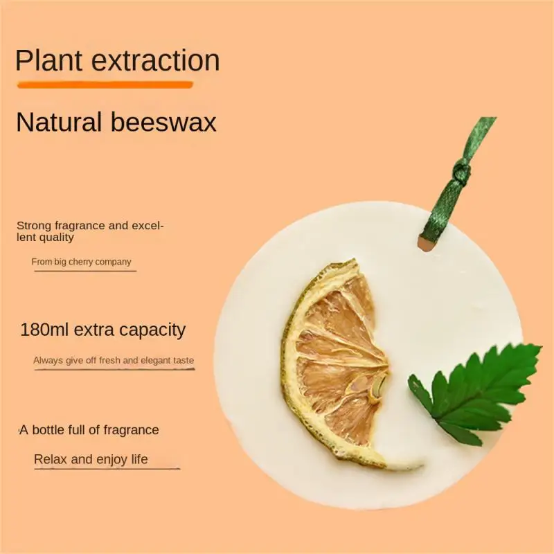 Wardrobe Aromatherapy Wax Tablet Hangable 180ml For Home Office Incense Pendant Slice Natural Plant Extracts Toilet Fresheners