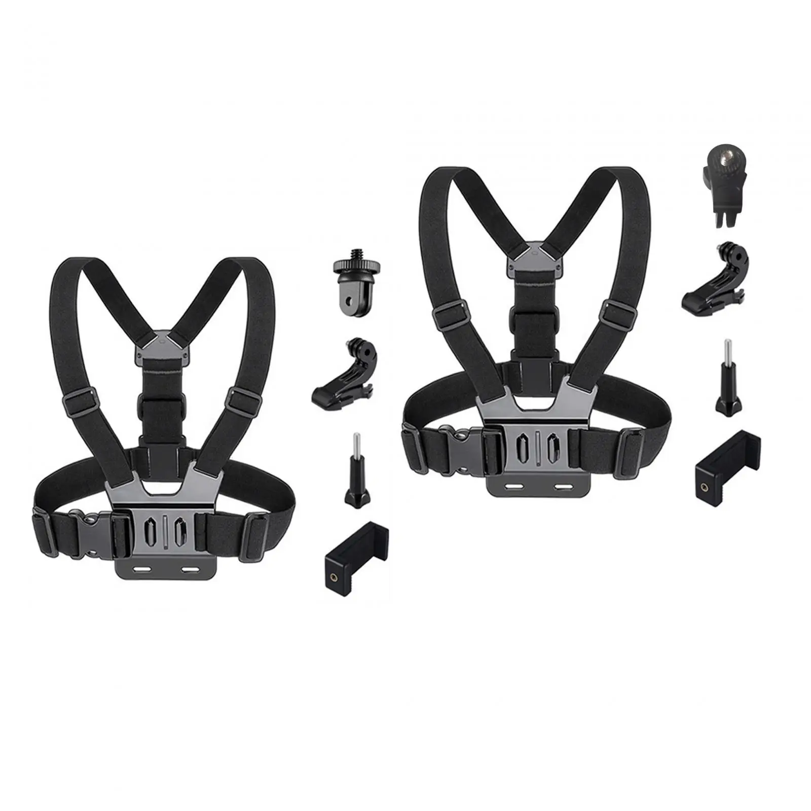 Mobile Phone Chest Mount Harness Strap Holder Universal for Biking Exercise