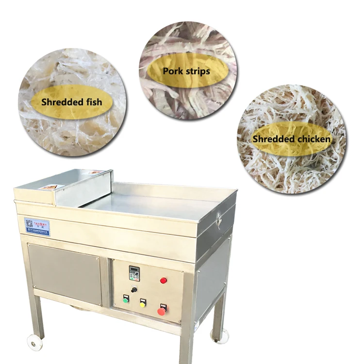 QDMECH Industrial Cooked Fish Beef Chicken Meat Shredding Machine Pork Floss Maker Making Machine