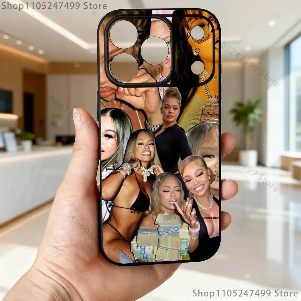 حافظة هاتف سينجر L-Latto لهاتف آيفون 17,16,15,14,13,12,Pro,Max,Plus,E,SE4,Air,Mini Black Soft Box