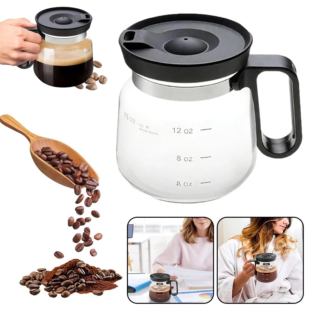 Kaffeetöpfe geformte Kaffeetasse große Kapazität einzigartige Glas Kaffeetöpfe Becher Büro für Kaffeeliebhaber Getränke Tasse für Büro