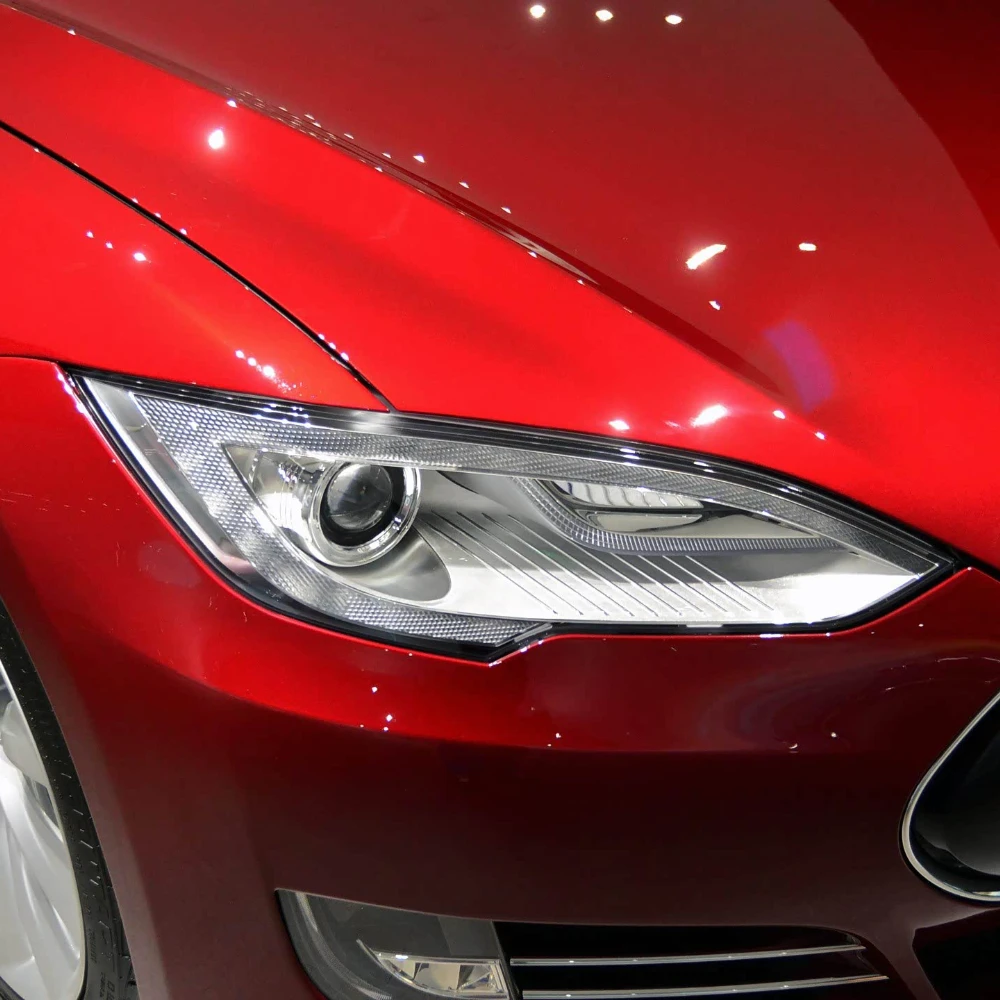 

For Tesla Model S 2014-2022 Headlamp Bulb Cover Clear Headlight Lens Protector Shell Accessories
