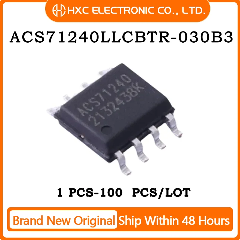 

5PCS/10PCS/50PCS/100PCS ACS71240LLCBTR ACS71240LLCBTR-030B3 SOP8 NEW Original IC