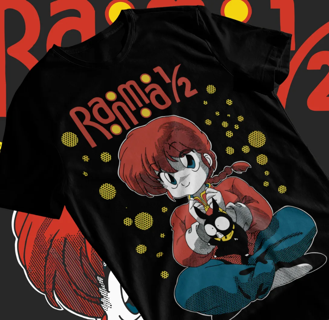 

Ranma 1/2 Shampoo T-Shirt Rumiko Takahashi Manga Strip Anime Soft Tee All Sizes