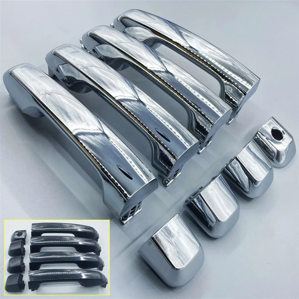 

69211-60090 69250-60010 For Toyota Prado Landcruiser 4 Runner 2010-2017 Car Exterior Door Handle Cover ABS﻿ Moulding Trim