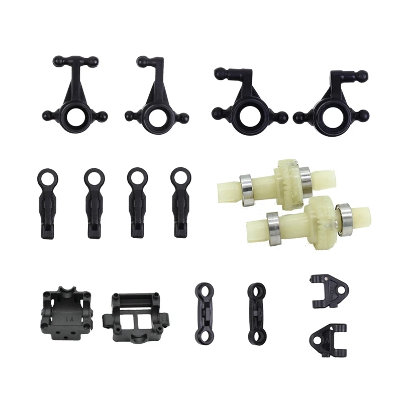 Front And Rear Steering Cup Swing Arm Differential Spare Parts Set For Wltoys 284010 284161 1/28 RC Car Accessories