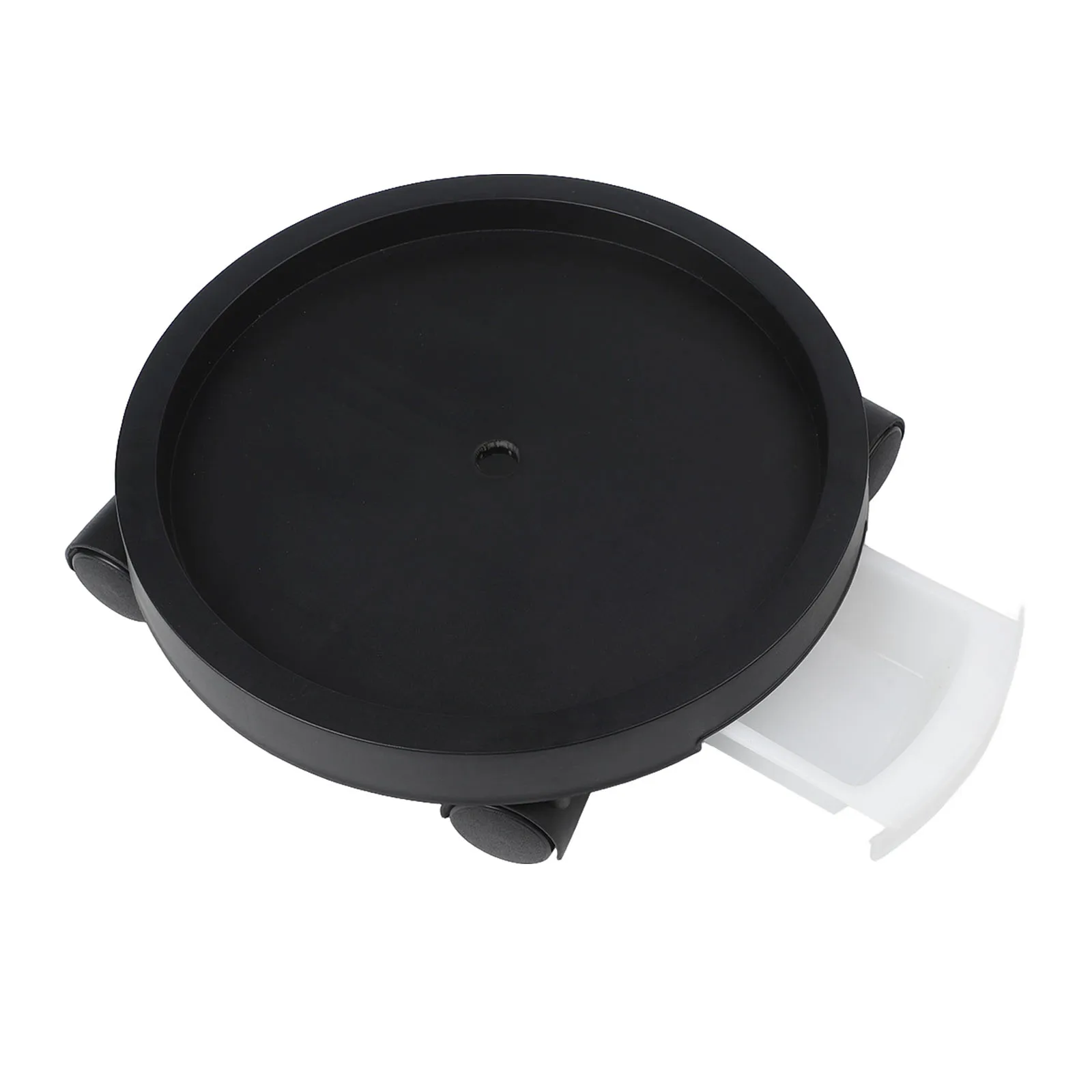 

Plastic Plant Tray Rotating Wheels Tray Home Decor 350mm Stylish Garden Decor Tray Plant Decor Indoor And Outdoor Use