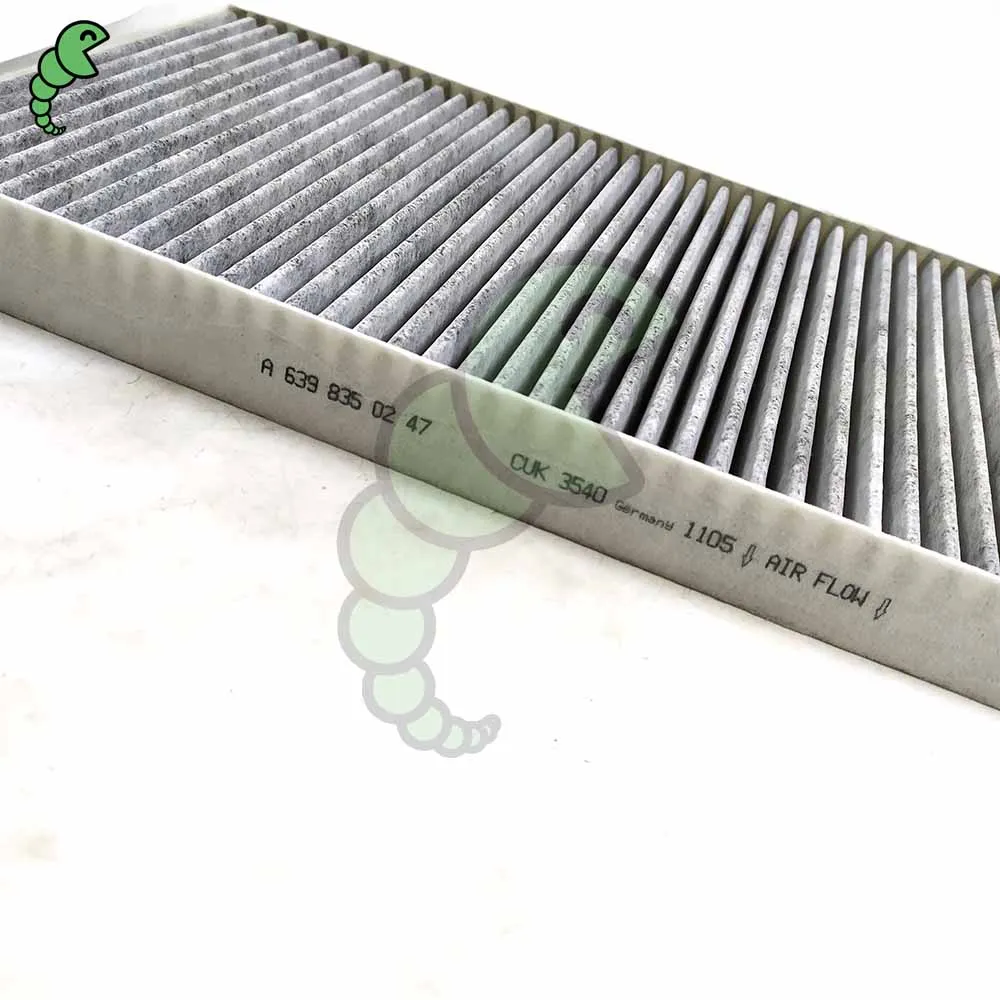 10pcs 6398350247 High Quality Cabin Filter Auto Parts Air conditioning Filter 6398350347 For W639 A6398350247 A6398350347