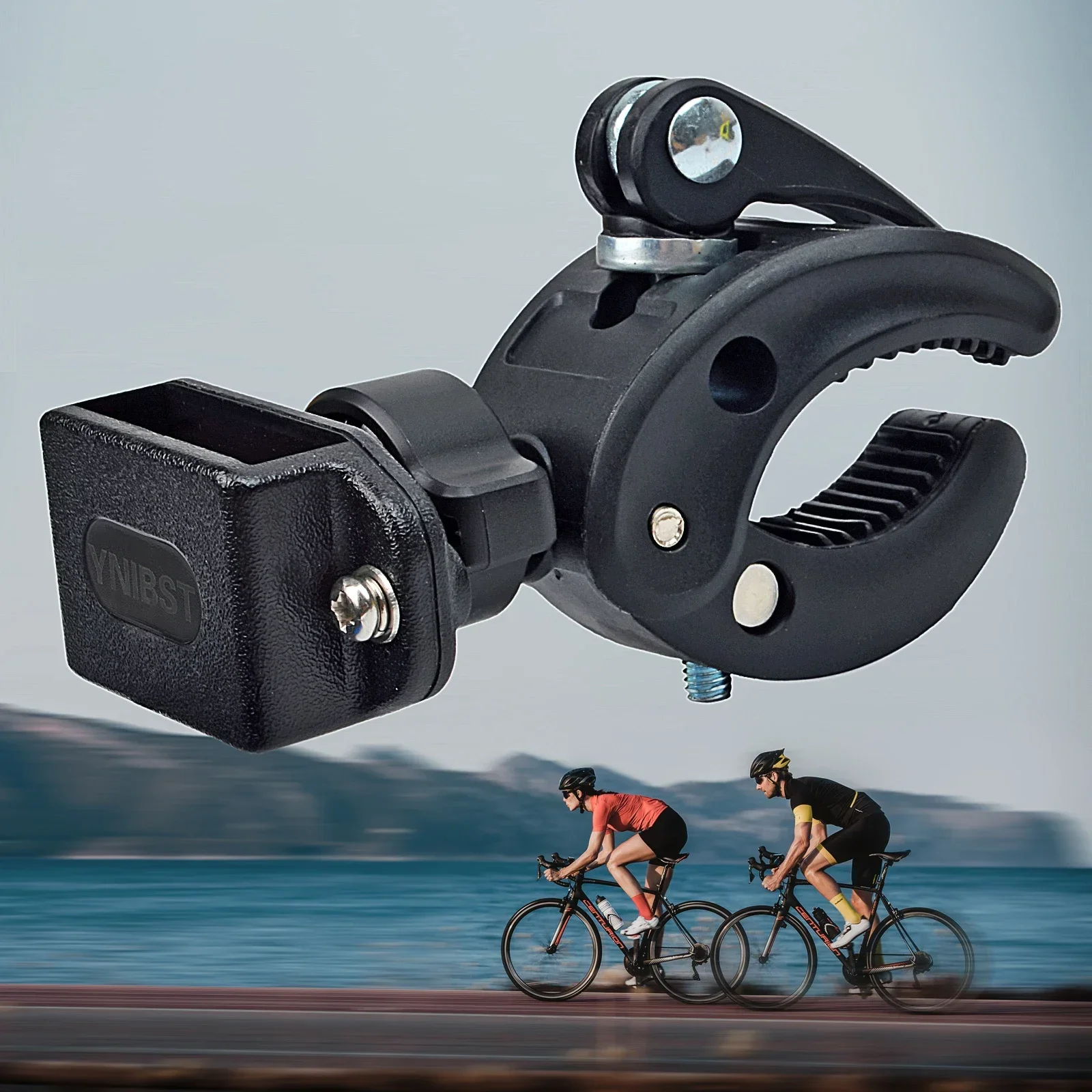 Dwukierunkowy uchwyt na radiotelefon motocyklowy, uchwyt na rower Walkie Talkie, szybki montaż klips na kierownicę do radia ręcznego Motorola Midland BaoFeng