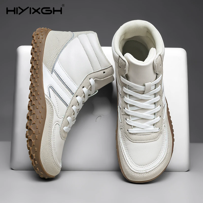 جديد الشتاء الجوارب في الهواء الطلق مقاوم للماء أحذية بيرفوت للرجال حذاء من الجلد الحد الأدنى حافي القدمين عدم الانزلاق أحذية رياضية كاجوال حجم كبير